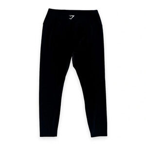 BLACK Gymshark Cropped Leggings